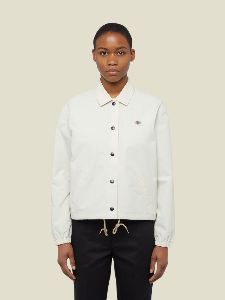 Jacket Oakport Cropped Coach Whitecap Gray