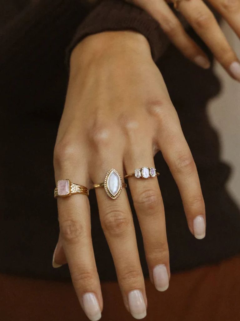 Ring Milly Marquise Moonstone