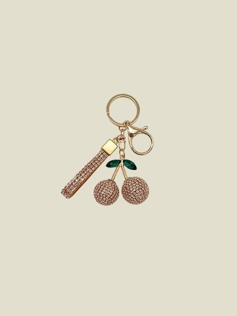 Keychain Pink Cherries