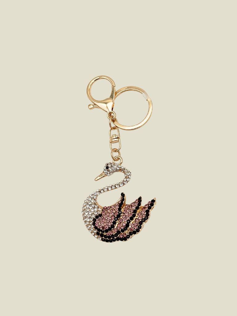 Keychain Swan Gold