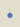 Keychain Smiley Blue