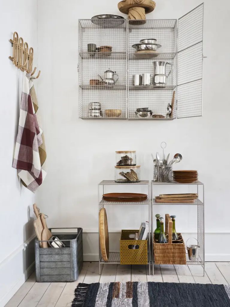 Kitchen Towel Checked Tapenade