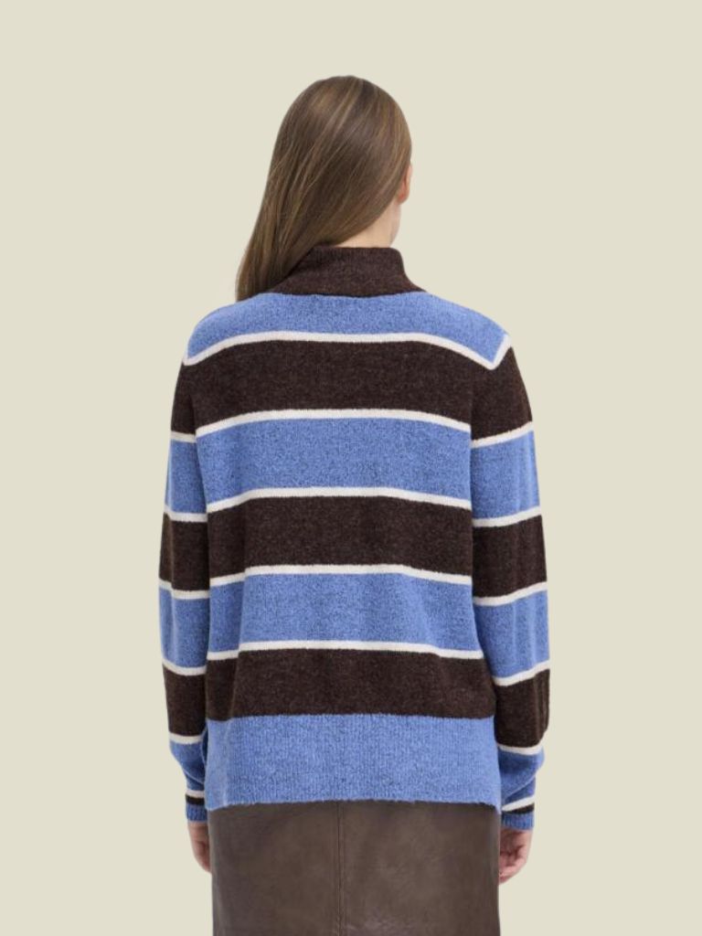 Longsleeve Edeen Coffee Bean Stripe