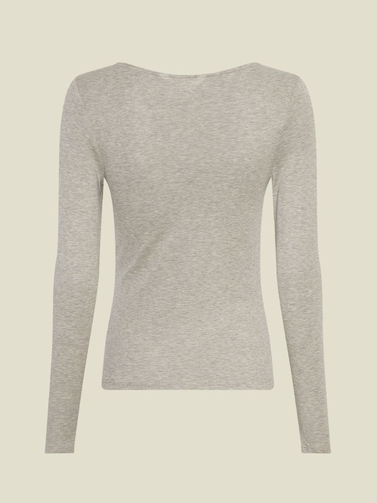 Longsleeve Melisse B Warm Light Grey