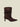 Low Heeled Ankle Boots Suede Marron