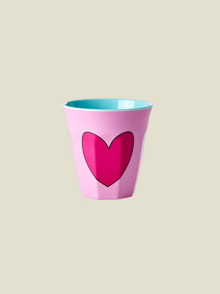 Melamine Cups With Heart
