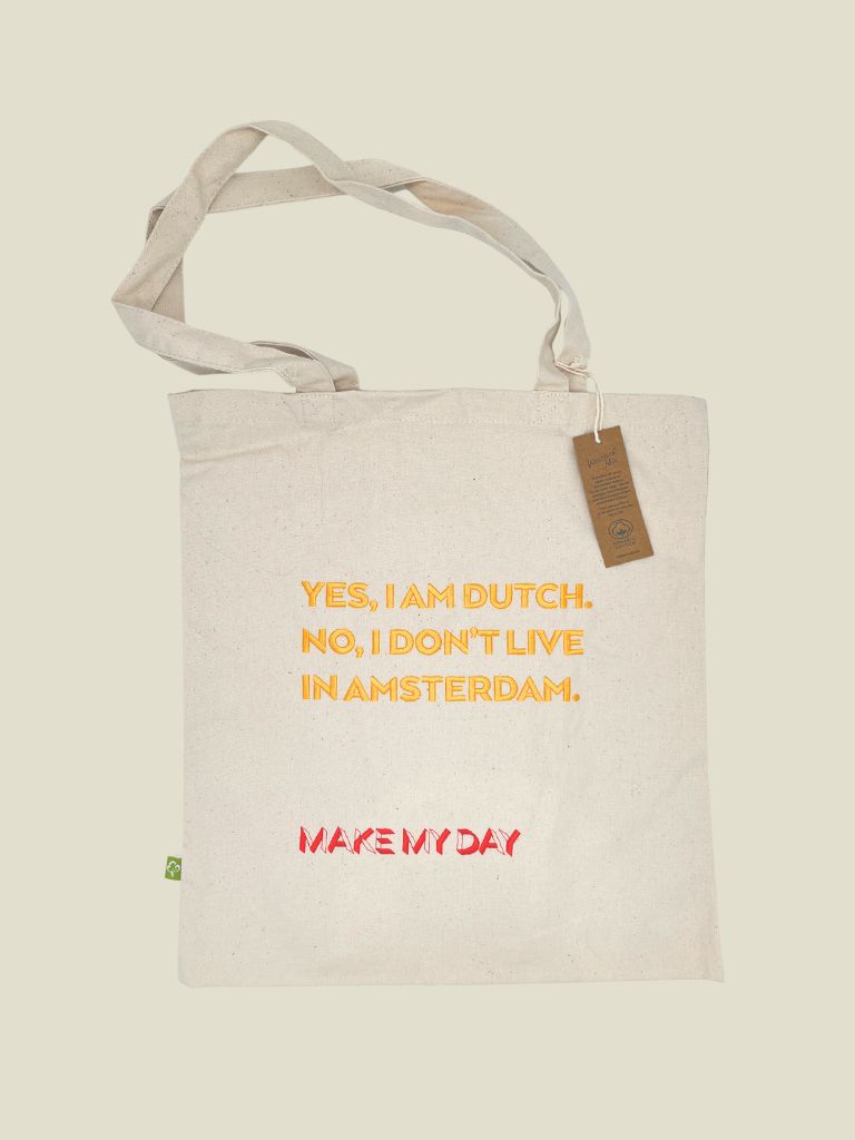 MMD Yes I'm Dutch Tote Bag Deluxe Natural