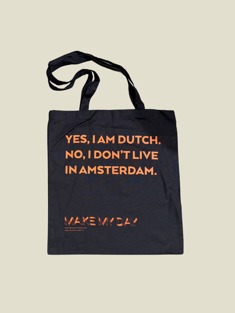 MMD Yes I'm Dutch Tote Bag Navy Orange