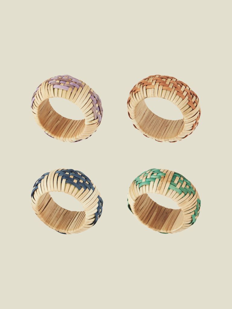 Napkin Ring Bamboo Set of 4