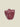 Vase Glass Maroon