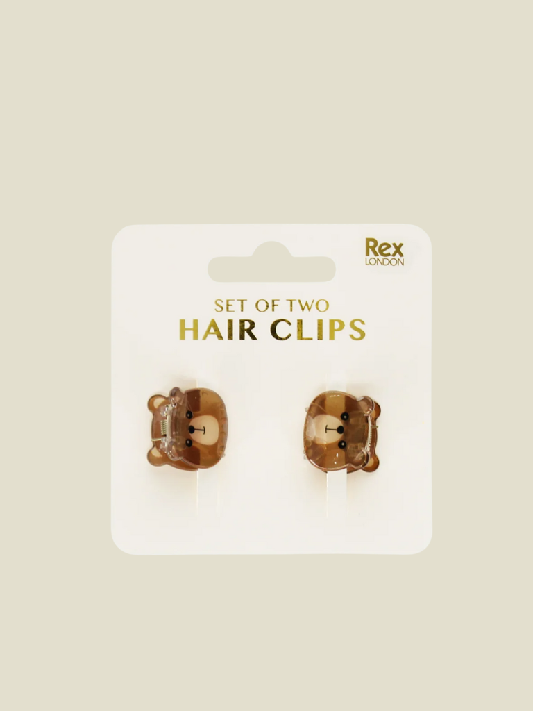 Mini Hairclips Kids Bears ( Set Of 2)