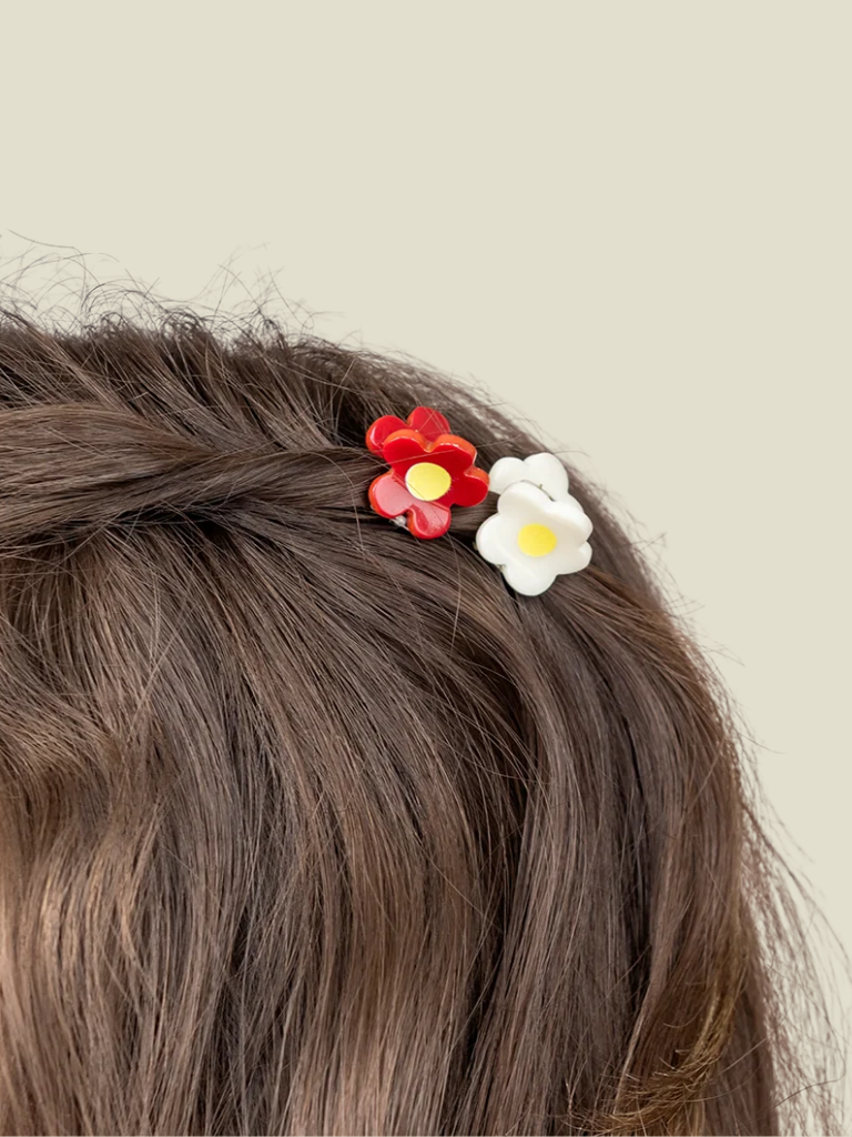 Hair Clips Kids Daisy (Set Of 2)
