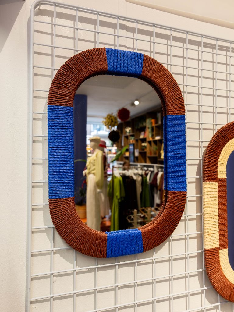 Mirror Paper Rope Blue