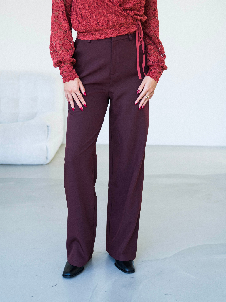 Pantalon Laudine Plum