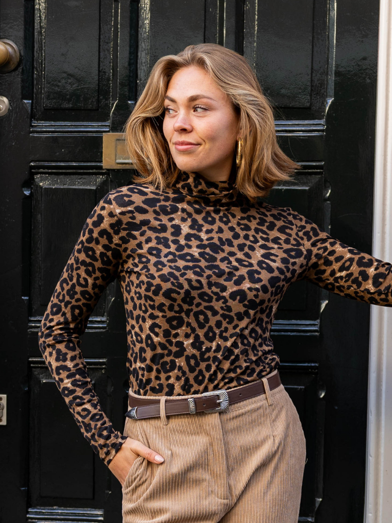 Longsleeve Sarah Leopard