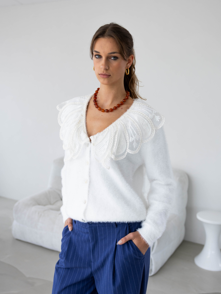 Cardigan Datia Cloud Dancer