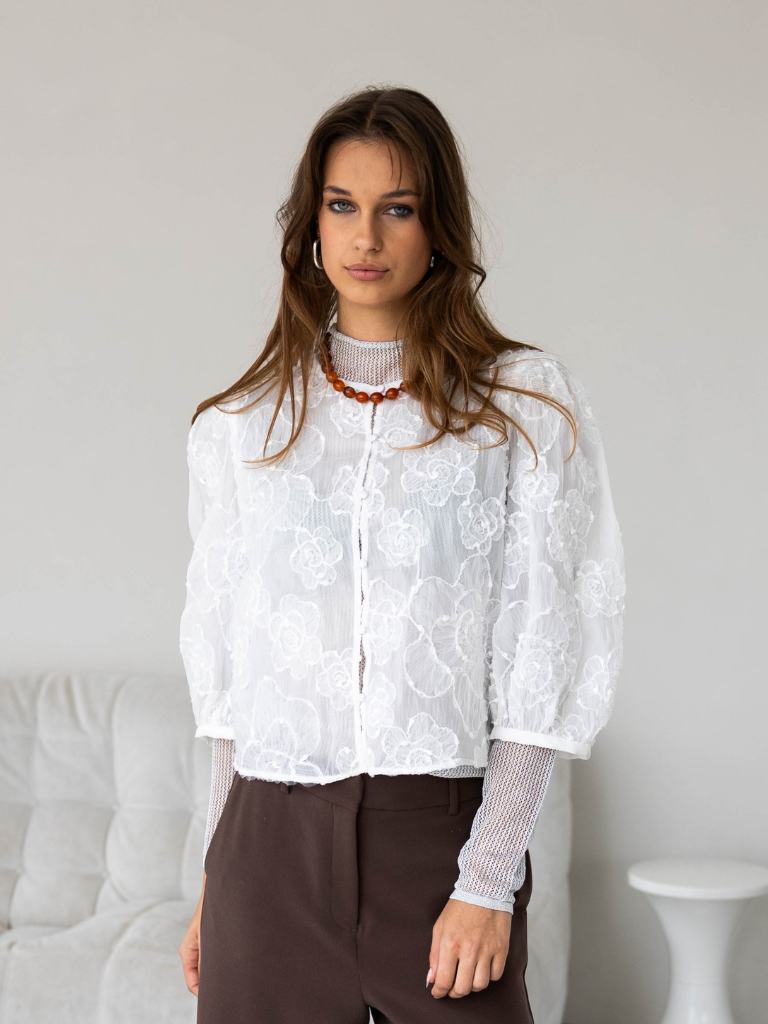 Blouse Ismene Bright White
