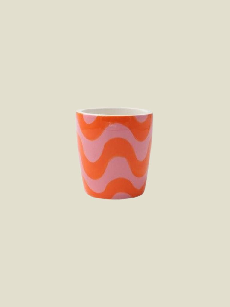 Mug Valentina Orange Wave