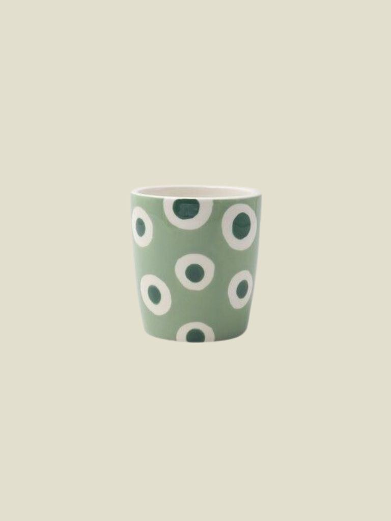 Mug Valentina Green Dots