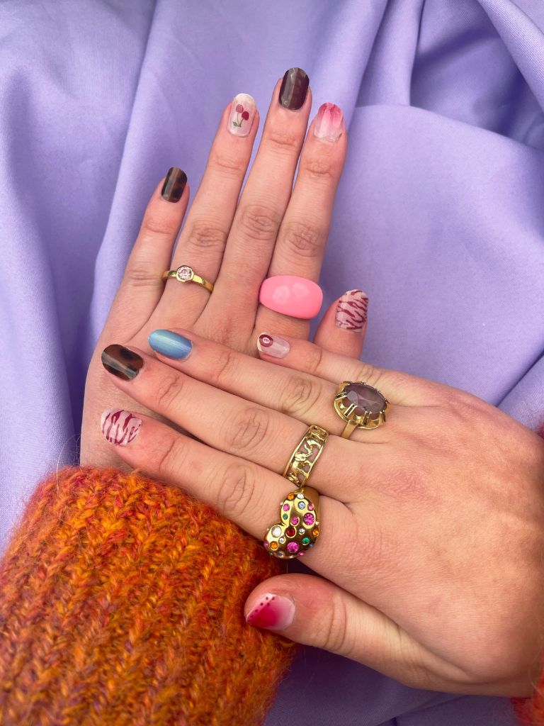 Nail Design Zebra Bliss