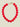 Necklace Big Red Beads