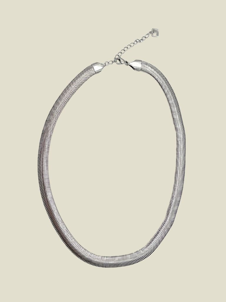 Necklace Big Snake Silver