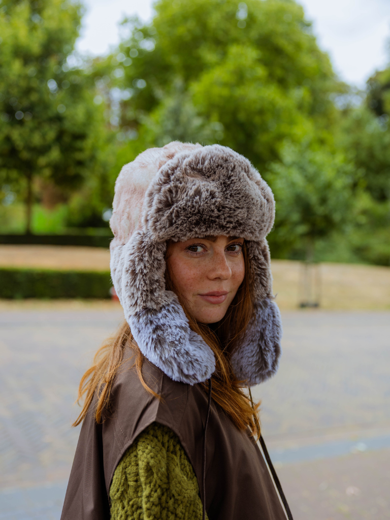 Hat Multi Faux Fur Trapper