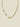 Necklace Chain and Pearls Round Closure Gold