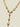 Necklace Connected Strawberries Gold