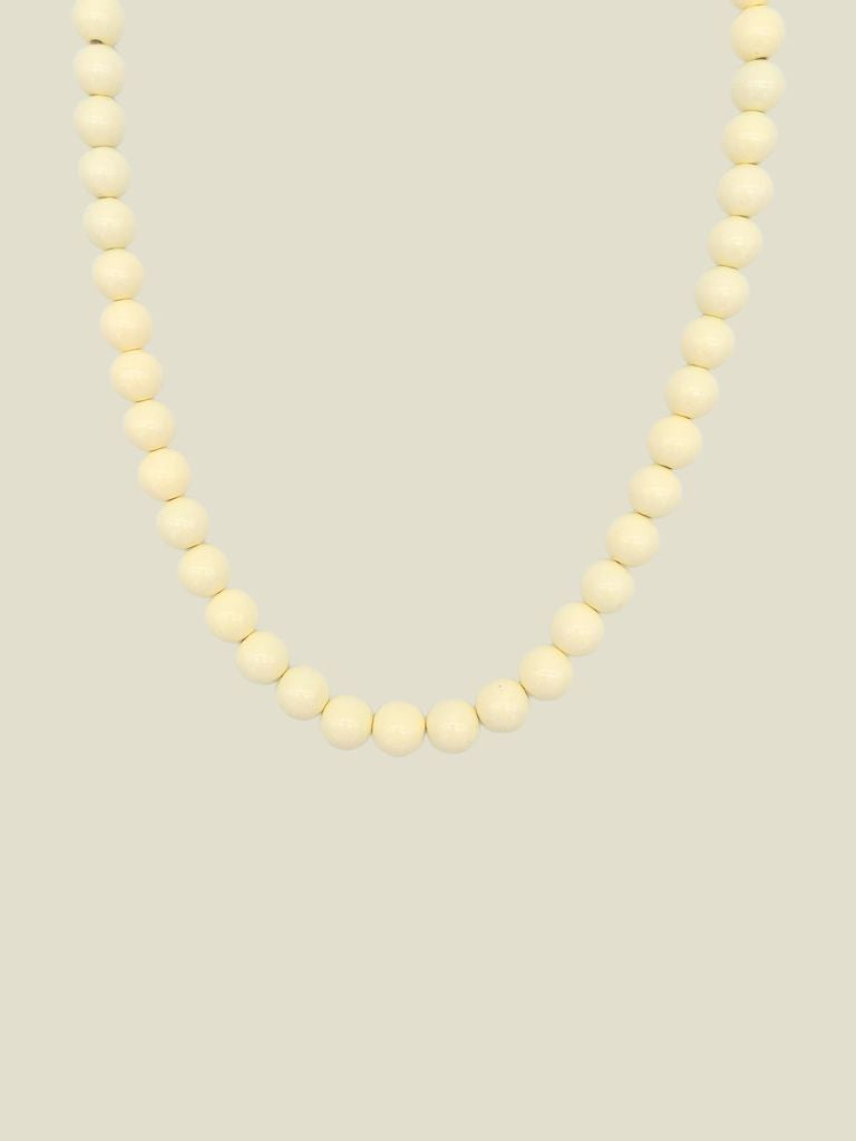 Necklace Ecru Beads