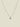 Necklace Flower Zircon Silver