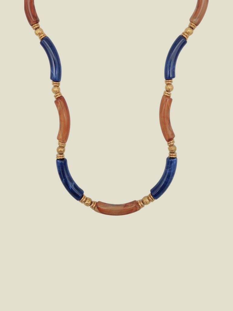 Necklace Leo Blue Mix
