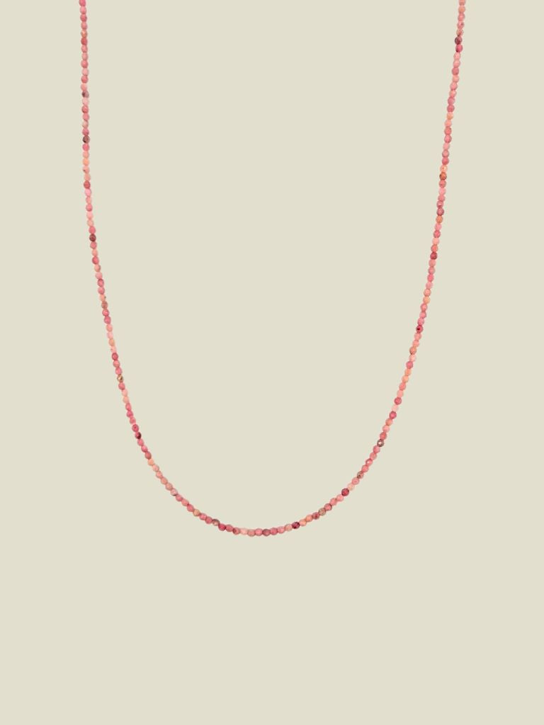 Necklace Mahogany Small Beads Gold