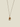 Necklace Organic Drop Caramel Gold