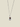 Necklace Organic Drop Caramel Silver