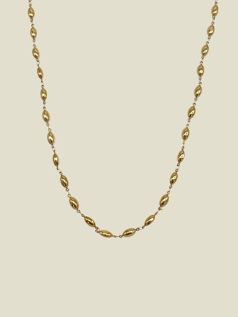 Necklace Oval Bells Gold