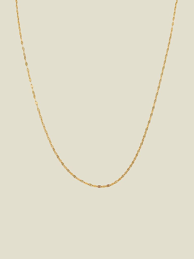 Necklace Oval Chain Small Gold