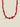 Necklace Red Coral Beads