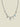 Necklace Round Beads Heart Silver