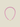 Necklace Round Clasp Small Beads Pink