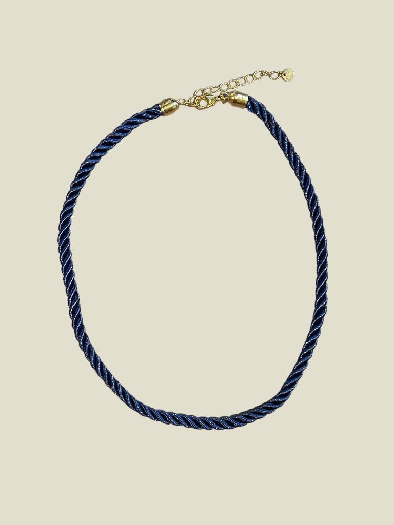 Necklace Soft Rope Dark Ocean