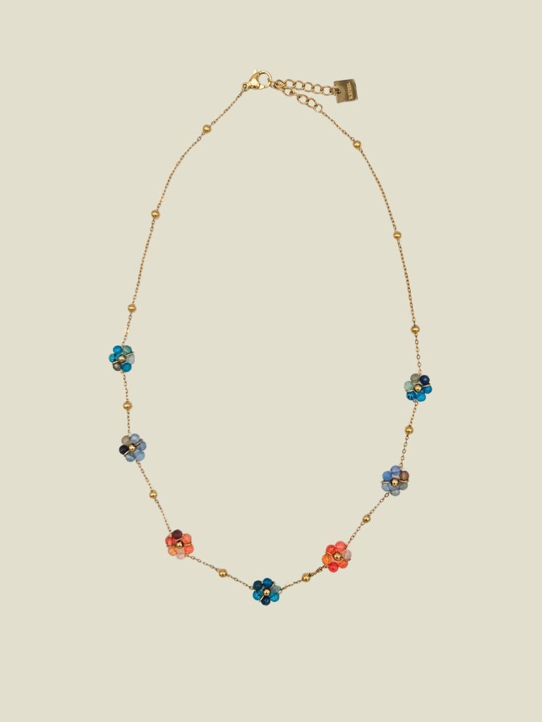 Necklace Spring Flower Beads