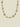 Necklace Stamped Circles Gold