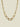 Necklace Stamped Ovals Gold