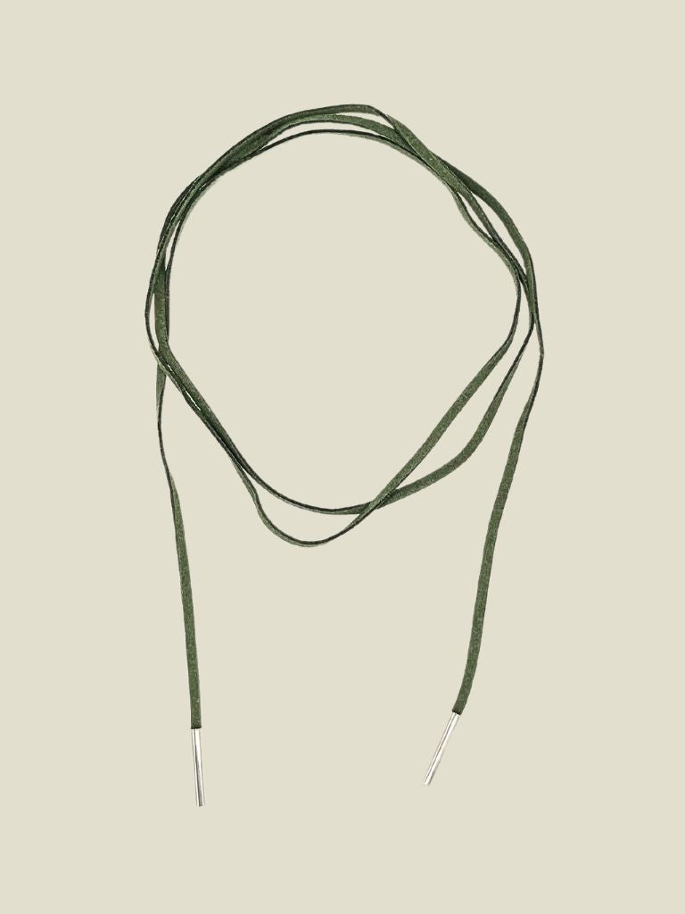 Necklace Velvet Rope Khaki