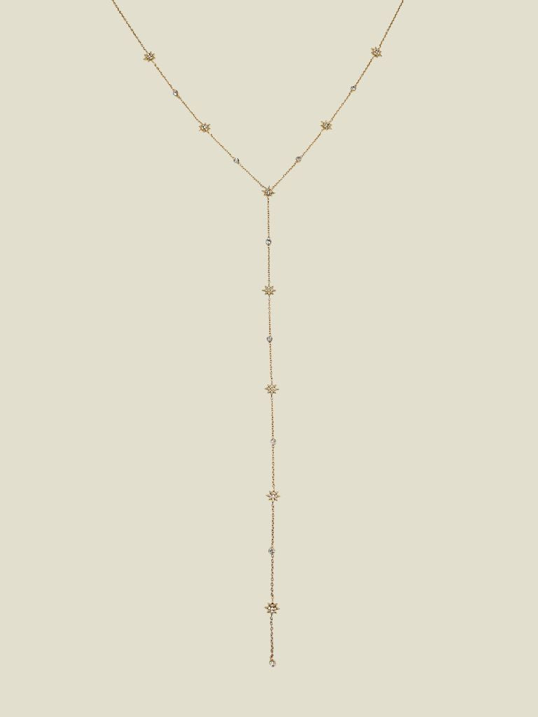 Necklace Zircon Stars Gold