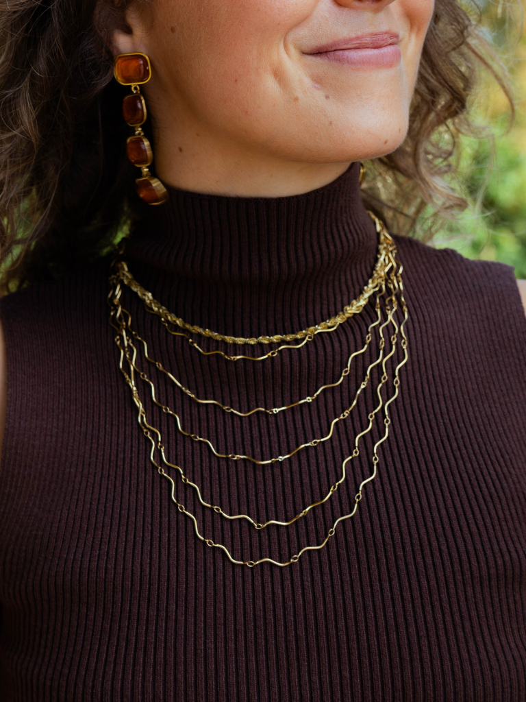 Necklace Zigzag Gold