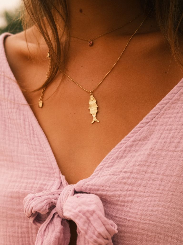 Necklace Gold Fish