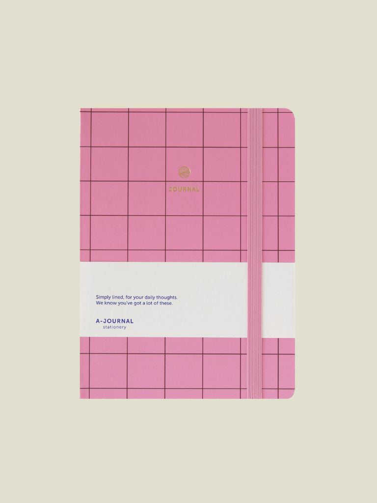 Notebook Checkered Pink