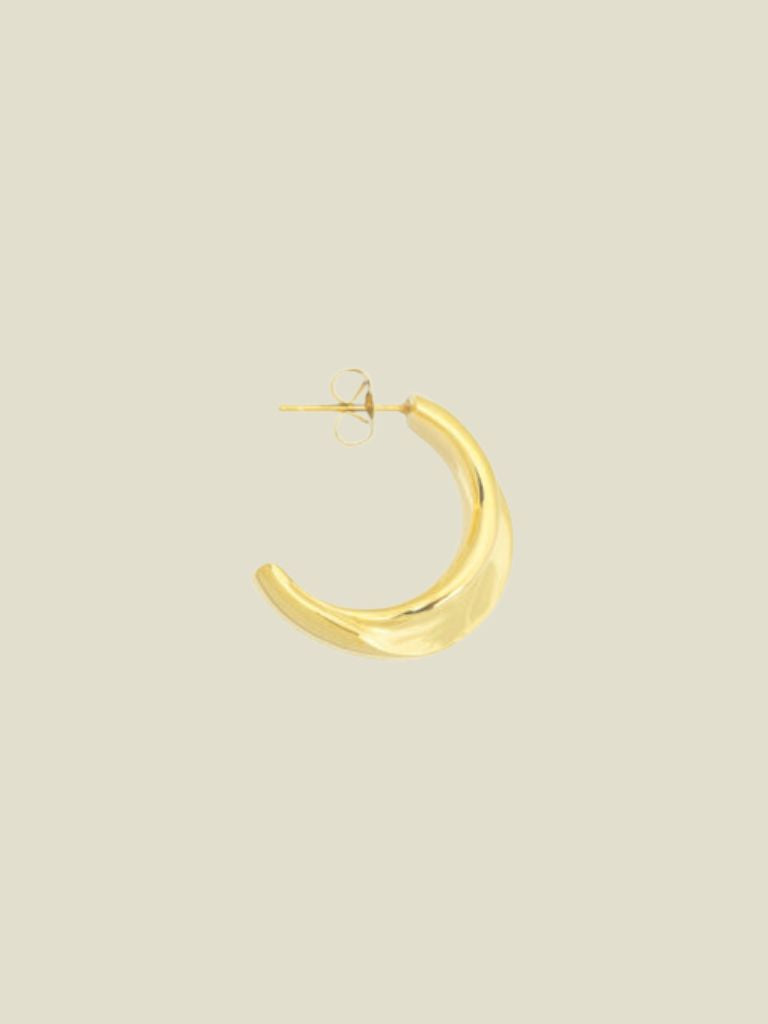 Earring Onda Gold Plated